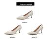 2025 Spring/Autumn Women's White Stiletto High Heels – Elegant and Comfortable