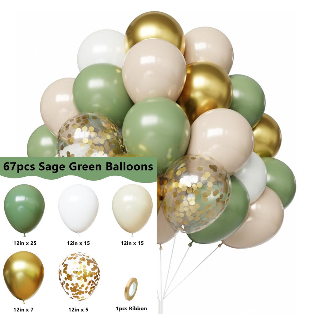 12inch-67pcs black red, pink and gold latex balloon set suitable for weddings, birthdays, popular parties, bridal showers