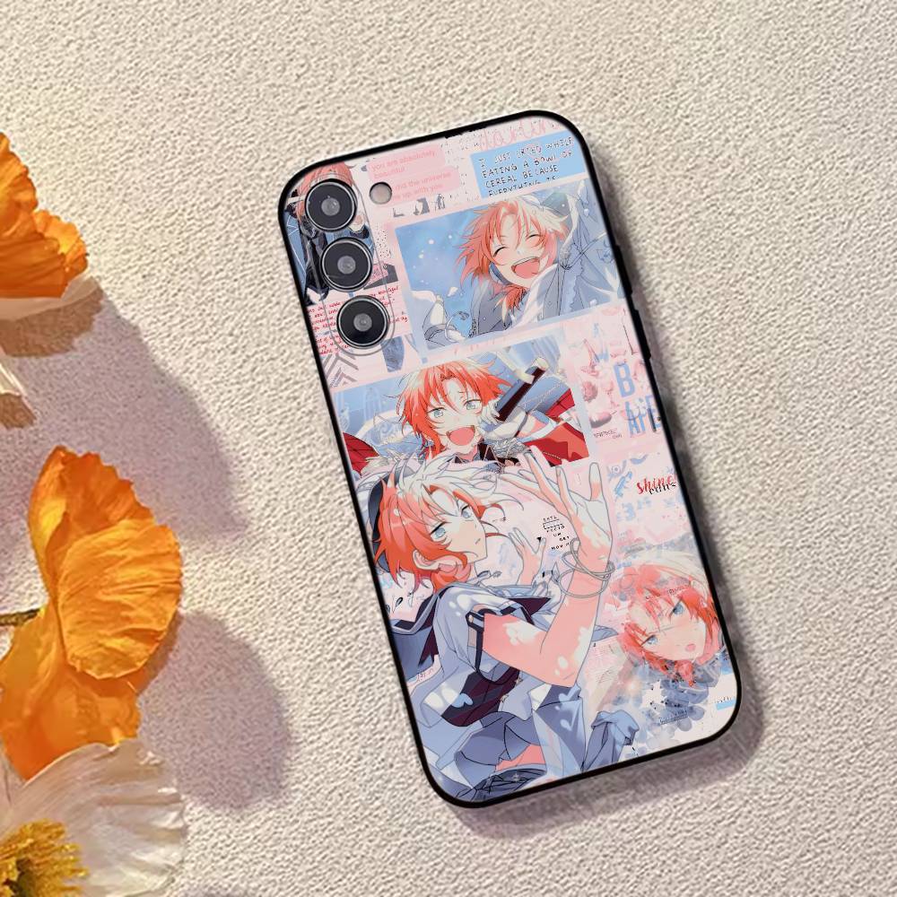 Game Ensemble Stars Tsukinaga Leo Phone Case Silicone Soft For Samsung Galaxy A73,A72,A71,A70,A53,A52,A51