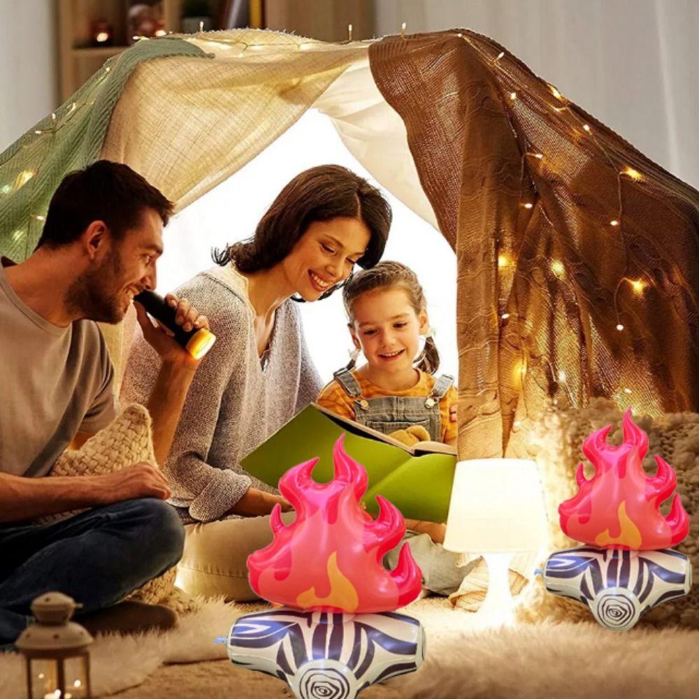 3D Campfire Balloons Inflatable Inflatable Fake Campfire Artificial Fire Flame  New Year
