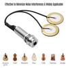 Acoustic Guitar Pickup Adhesive Instrument Pickup Mini Transducer with 1 4 Inch Jack for Violin Mandolin Ukulele