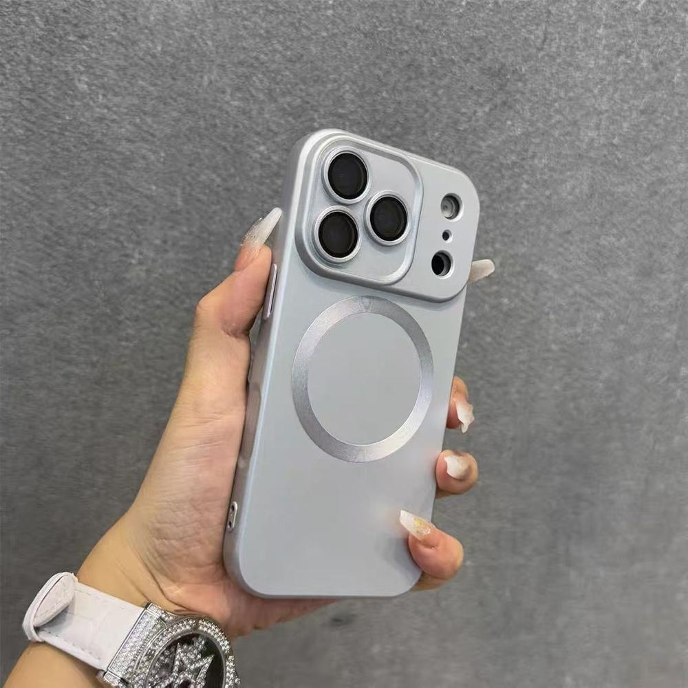 Matte For iPhone 17 16 Pro Max Case For Magsafe Magnetic Cases For iPhone 17 16 15 14 13 12 Pro Max Plus Air Soft Cover