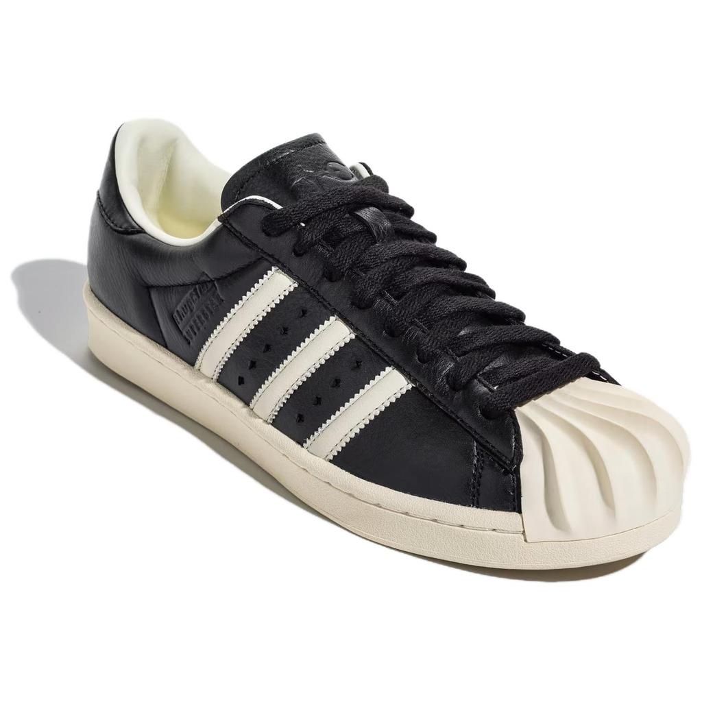 Adidas Originals Thug Club X  Superstar Fashion Comfortable Durable Low-Top Sneakers Unisex Sneakers Black White JS1907