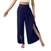 Women's Summer New Fashion All In One Slim High Waist Slit Loose Casual Yoga Pants