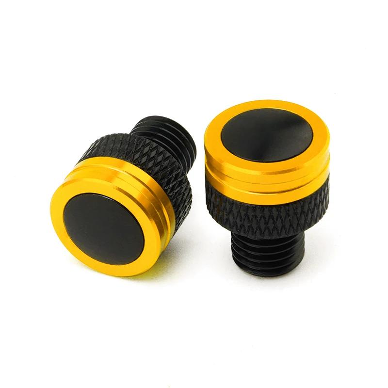 For Triumph Street Triple 765 RS /S/R 675 Trident 660 Tiger 900 GT 800 1200 CNC Motorcycle Mirror Hole Plug Screw Bolts Cover