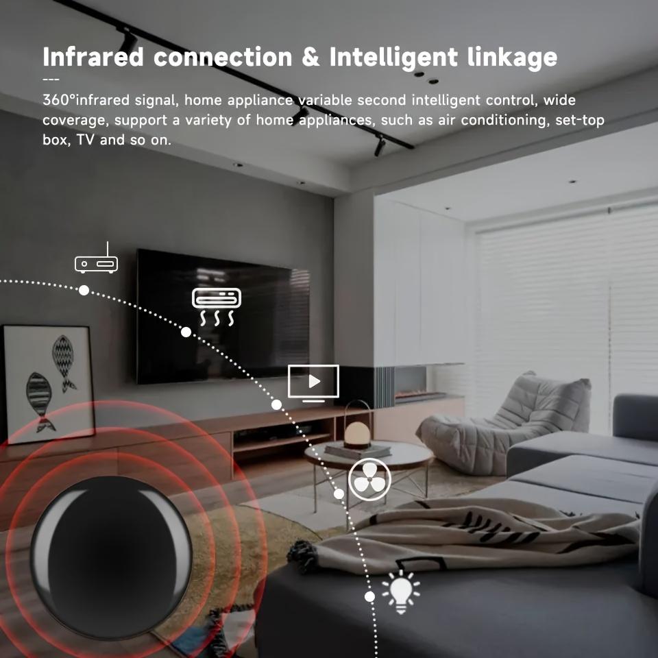 Yours WiFi IR Smart Infrared Universal Remote Control Remote Control Smart Furniture With Timer Function Support Language Assistant Control Function