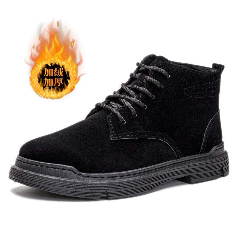 Single cotton optional trendy shoes men's shoes fashion sneakers boots men's casual Martin boots