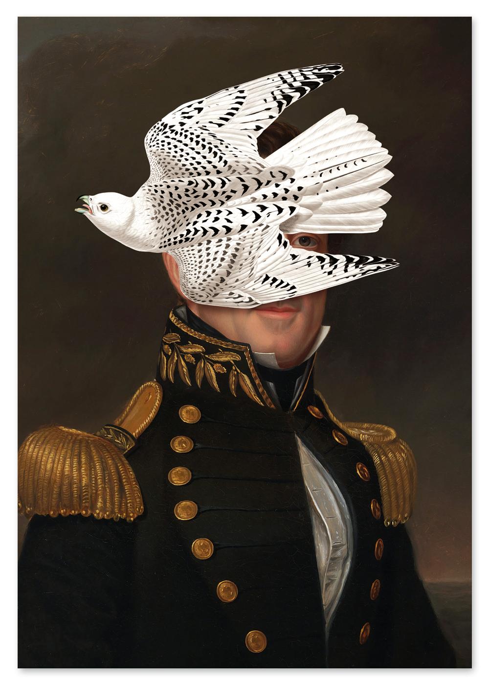 

Plakat portret pop art generał 30x40 cm