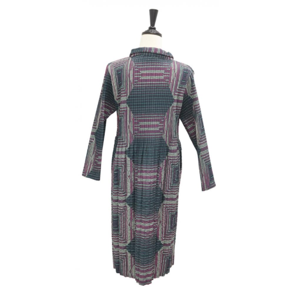 Shiz Madam Missong Art Fit Pleated Quilted Coat J31761