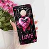For Huawei Mate 80 5G 2025 Case VYG-AL00 Soft Silicone Sweet Heart Painted Cover Case For Huawei Mate80 Mate 80 TPU Fundas