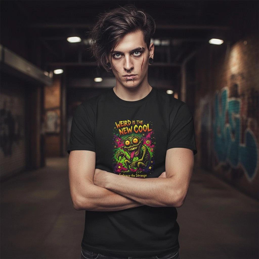 Weird Is The New Cool Tee | Monster Graphic T-Shirt, Embrace the Strange S
