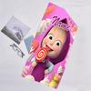 1pc Masha and the Bear4 Beach Towel with Custom Name, Beach/Swimming/Bath/Picnic/Camping Towel, Suitable for Seaside Beaches