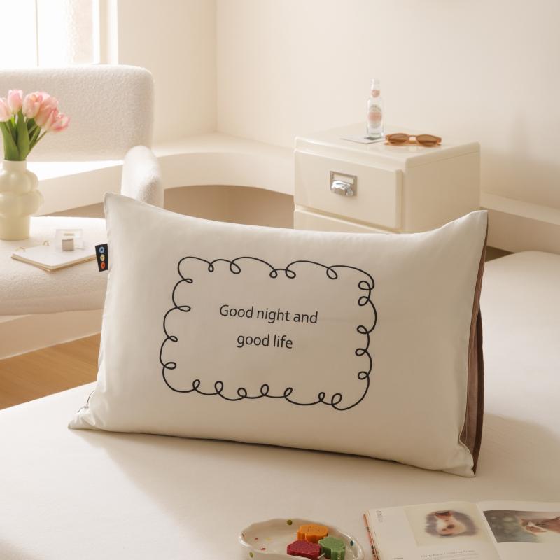 2025 New Ins 40s Pure Cotton Large Version Digital Printing Pillowcase Single Piece Soft Comfortable Bedding Home Decor 48X74CM 1PCS 1240₽