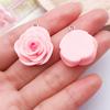 DIY Resin Pink Bear Lollipop Ornaments: Necklace, Earrings, Key Pendant Accessories