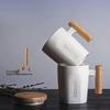 TOMIC Ceramic Mug with Lid and Handle
