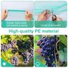 2Pcs Rede Antipássaros 4x10m Rede de Proteção para Plantas de Jardim Lagoa Piscina Proteção para Plantas Vegetais e Árvores Frutíferas