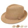 Breathable Belfry Trilby Hat Linen Jazz Beach Hat Retro Fedora Sun Hat  Men