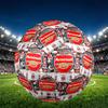 Football team.C Print Size 5 Soccer Ball, PU Wear Resistant Football for Match Training and Daily Practice, Birthday Gift for Soccer Fans