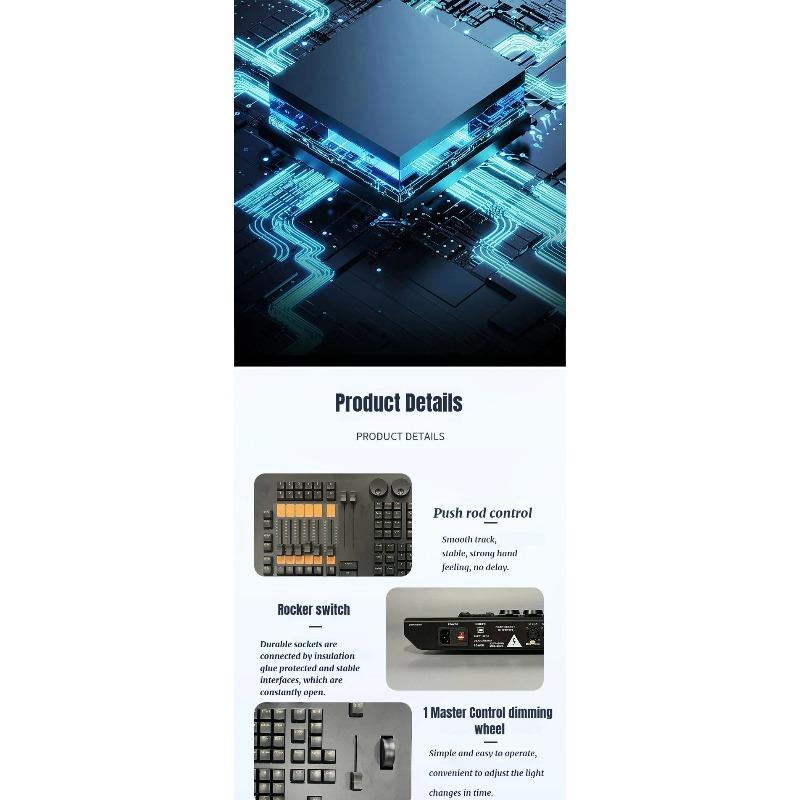 NEW MA2 Fader Wing Professional DMX 512 Console - High-Performance Stage Lighting & DJ Controller for LED Par, Moving Head Spotlights