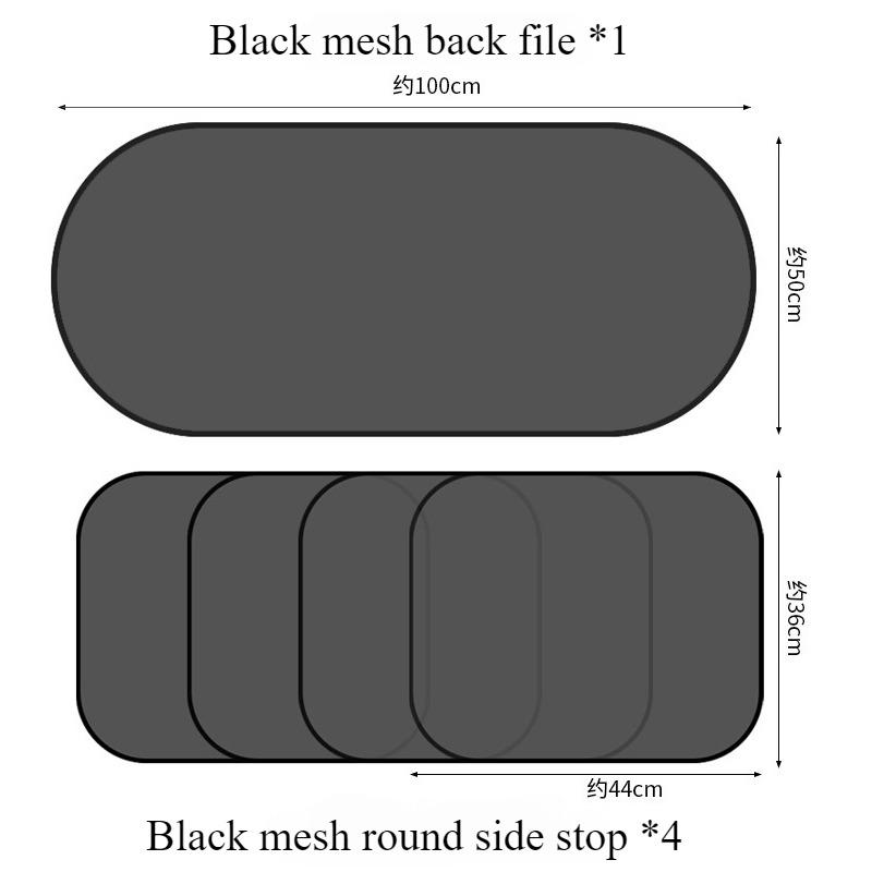 Záclona do auta proti slunci na boční okno Přední Zadní okno Sluneční clona Léto Blokování UV záření Přísavka Závěsy do auta proti slunci
