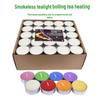 Smokeless Scented Tea Warmer Candle for Romantic Atmosphere and Sealing Wax Stamp Heating