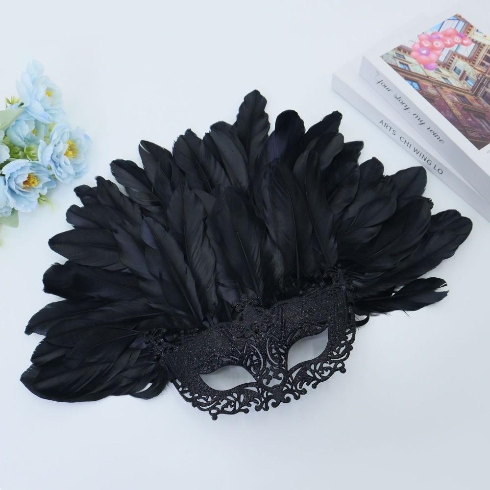 New Novelty Feather Masquerade Mask Detachable Hyperbole Carnival Masquerade Mask Party Eye Mask