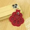 Pet Hair Keepsake Keychain PU Pet Keychains Hair Collector Cute Paw-Shaped Memorial Charm for Men Girls Wallet Women Mobile