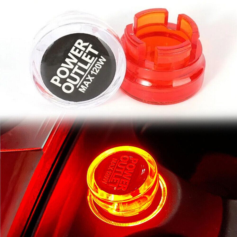 1pc Car Socket Plug Protective Cover Power Outlet Button Cap Interior Replacement Parts Dust Plug Vehicle Car Accessories