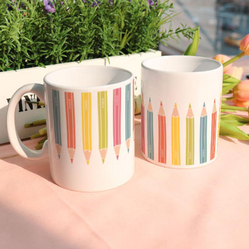 pa386-Design Mug 2p-Colorful Pencils