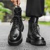 2024 Neue Herren Casual Martin Stiefel Vielseitige Trendige Übergröße Tooling Stiefel Fortschrittliche Herbst- und Winter Herrenstiefel 3315-J