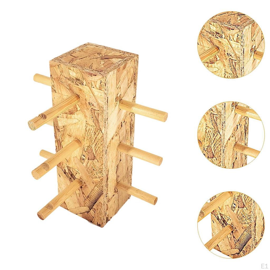 Wood And Glass Display Stand, Multi-Layer Wooden Eyeglass Rack, Heavy Duty, Organizer For,