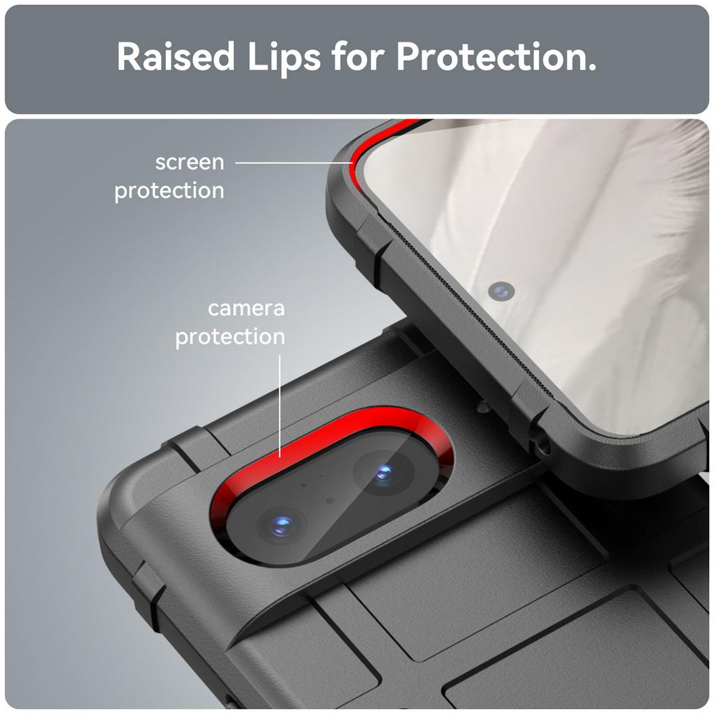 For Google Pixel 8 Pro Pixel 7A 7 Pro Case 6 Pixel6 Pro 6A Pixel 5 Pixel 4A 5G Rugged Shield Back Cover Rubber Protective