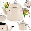 TONCA 1.6 l cream enameled kettle