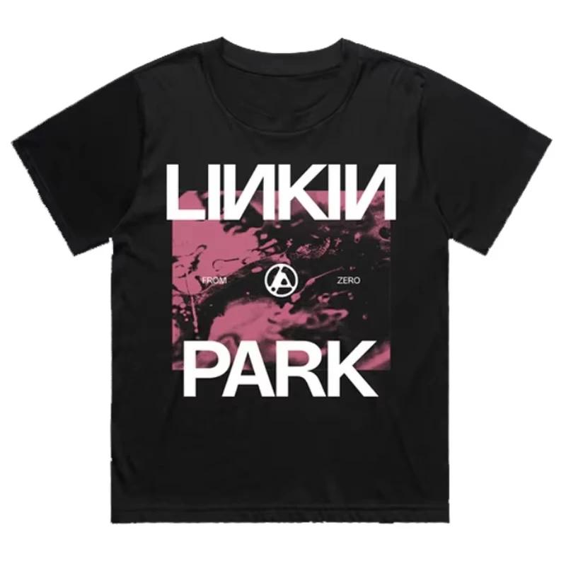 

2026 Світовий Тур Літній Новий Принт Linkin Park Чоловіча та Жіноча Графічна Футболка Високоякісний Вуличний Одяг Великі Розміри L синій