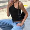 European and American Retro Neck Hanging Suspender Sexy Backless Slim Fit Vest