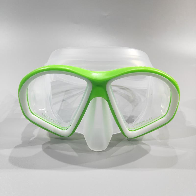 Adult Diving Mask with Tempered Glass and Silicone Seal