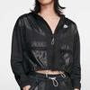 Nike Cropped Coats Women's Black Hooded Moderate BV2834-010