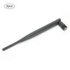 2PCs Router Antenna Durable WIFI System 6DB High Gain 2.4 5.8G Dual‑Band SMA Inner Hole