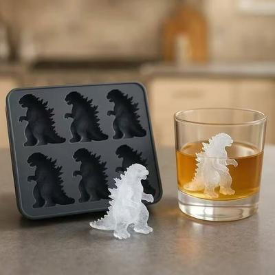Moldes de Hielo de Animales 3D 6 Agujeros Bandeja de Cubitos de Hielo Molde Forma de Animal Molde de Hielo Fabricante de Bolas de Hielo Utensilios de Cocina Bar Herramienta Accesorios