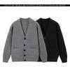 Men's Japanese Retro Cardigan: Casual, Solid Color, Cozy Knitwear for Autumn/Winter