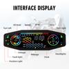 Universal Motorcycle Speedometer Moto Dashboard Fuel Level Gauge Tachometer 12K RPM Odometer 6 GEAR Digital Meters Sensor Set