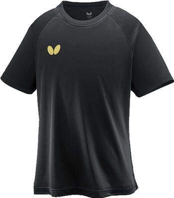 Butterfly Tischtennis Kurzarm Win Logo SS 46420 T-Shirt, T-Shirt II, Unisex, Schwarz/Gold (956),