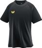 Butterfly Table Tennis Short Sleeve Win Logo SS 46420 T-Shirt, T-Shirt II, Unisex, Black/Gold (956),