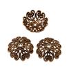 Textured Bead Cap Charms Dome Covers For Pearl And Gemscolor Jewelry Findings