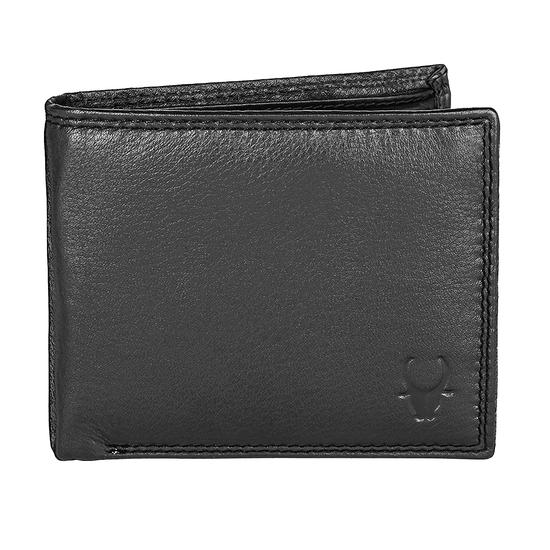 WildHorn Rfid Protected Leather Wallet For Men, Black