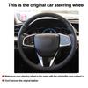 DIY Car Steering Wheel Cover For Honda Civic 10 2016- CR-V 2017-20 Clarity
