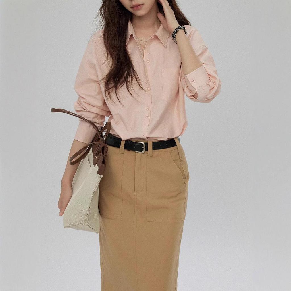 Joli Choose Women's Long Sleeve Lapel Shirt - Autumn Loose Style Versatile Outerwear