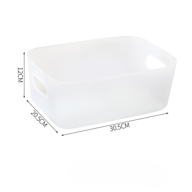 Storage Box Desktop Cosmetics Storage Clutter Organizer Storage Basket Plastic Snacks Household Kitchen Storage Box
