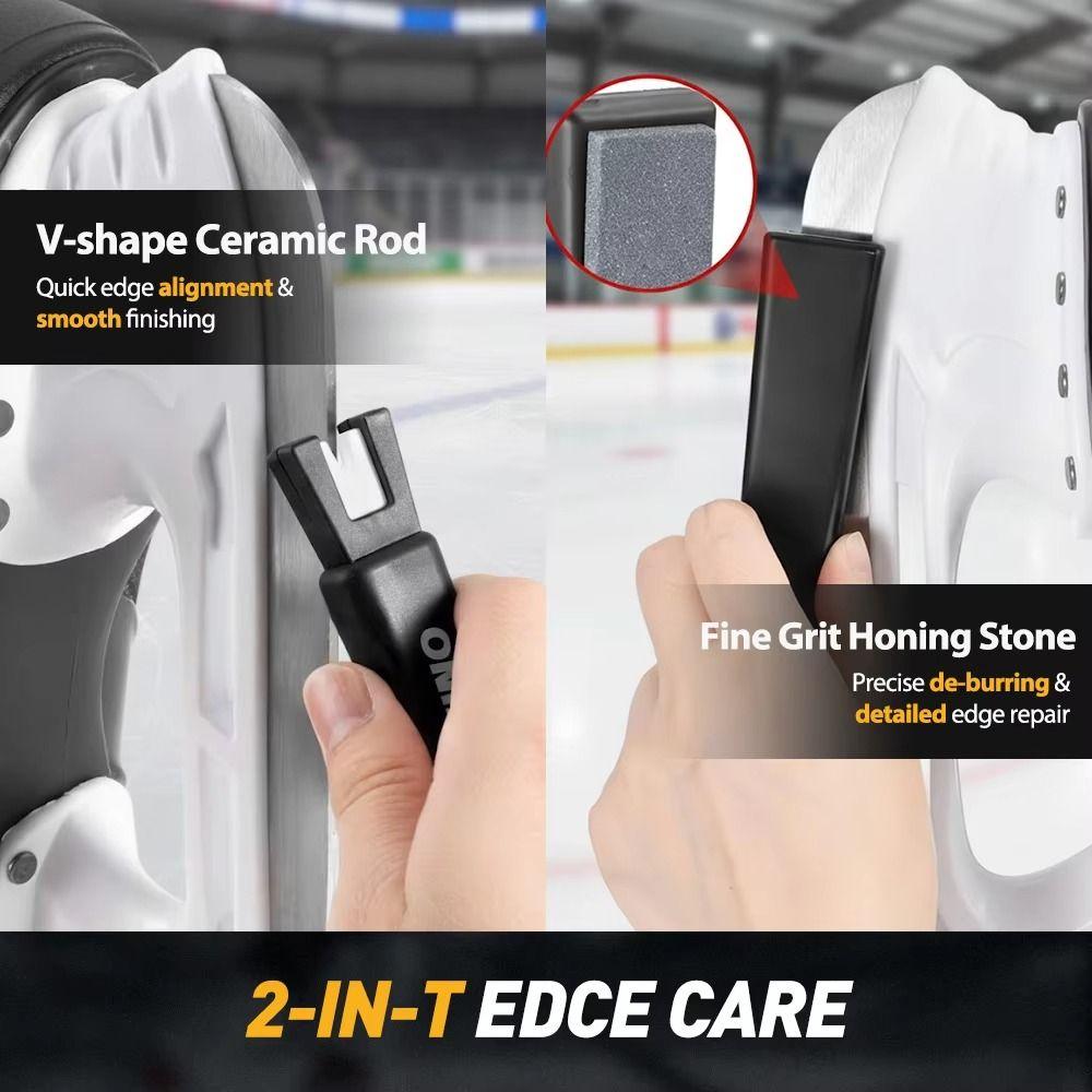 Figure Skating Ice Skate Sharply Tool Handheld Hockey Shoes Sharpener  Hockey Accessory