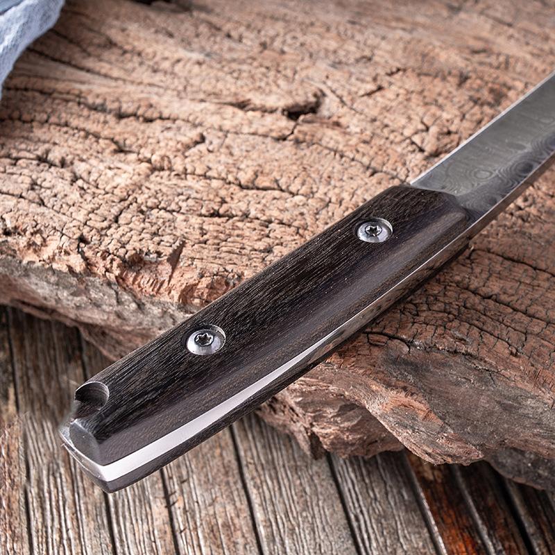 Damascus Pattern Stainless Steel Forged Kitchen Fruit Knife Boning Knife Meat Knife Vegetable Knife Knife